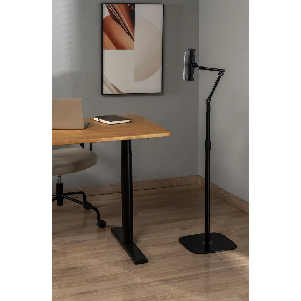 Support de Sol pour Tablette Tactile 12.9 Pouces Pied Fixe InLine Noir - 9