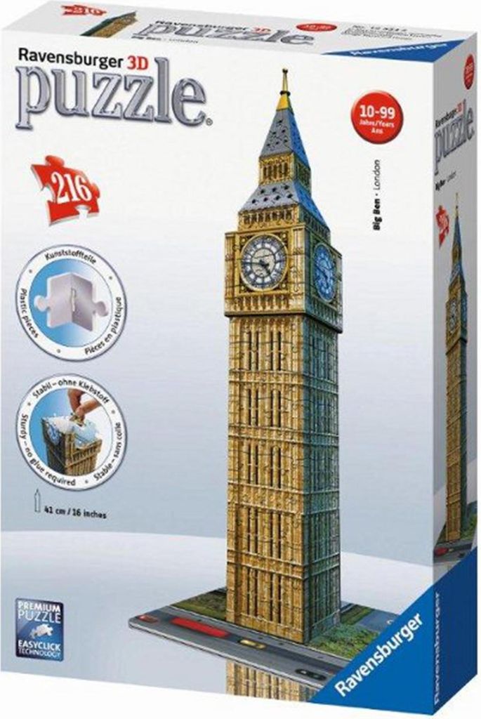 Ravensburger 12554, 216 kusov, Budovy, 8 rok / roky Obrázok produktu 