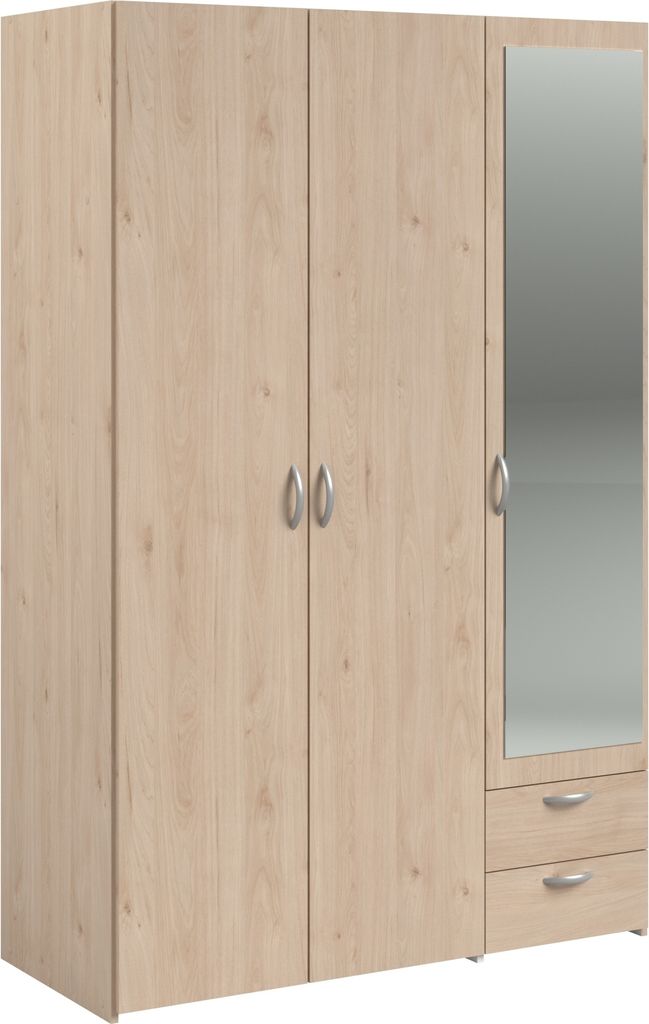 Drehtürenschrank >Daily 14< 3 Türen, 1 Spiegel, 2 Produktbild 