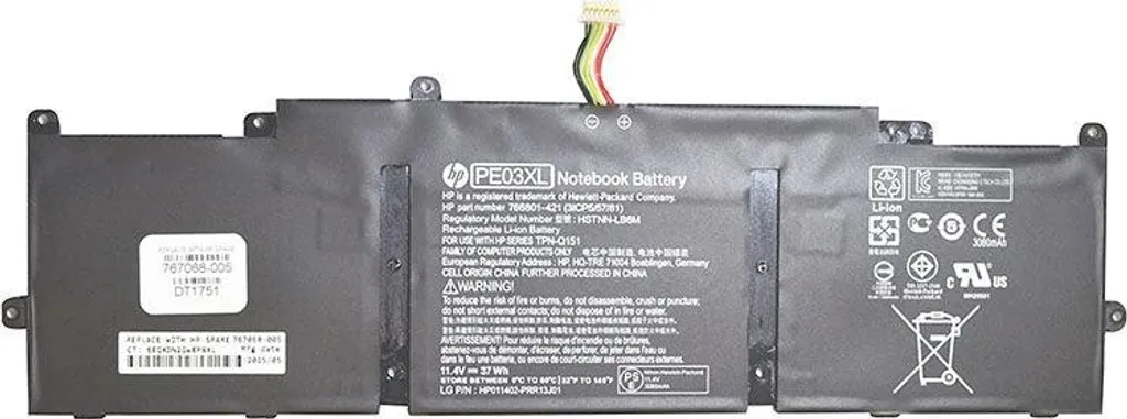Batterie HP PE03036XL-PR 36Wh 3.25Ah : Haute Performance pour PC Portable