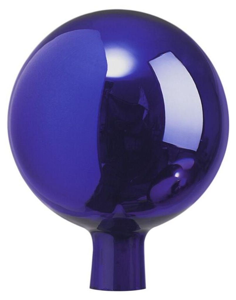 Rosenkugel aus Glas, 16cm, blau Produktbild 