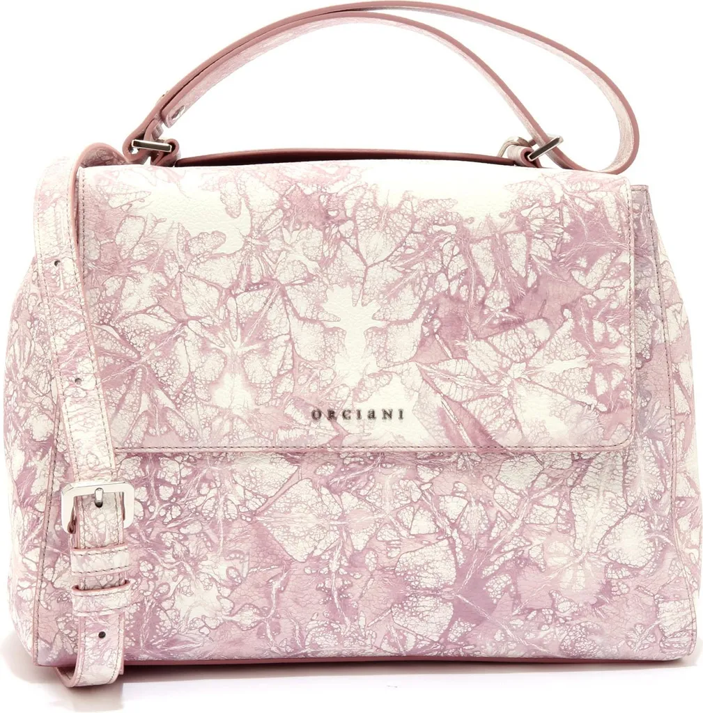 Sac cuir femme Orciani Sveva Caleido blanc cassé : légèreté et élégance