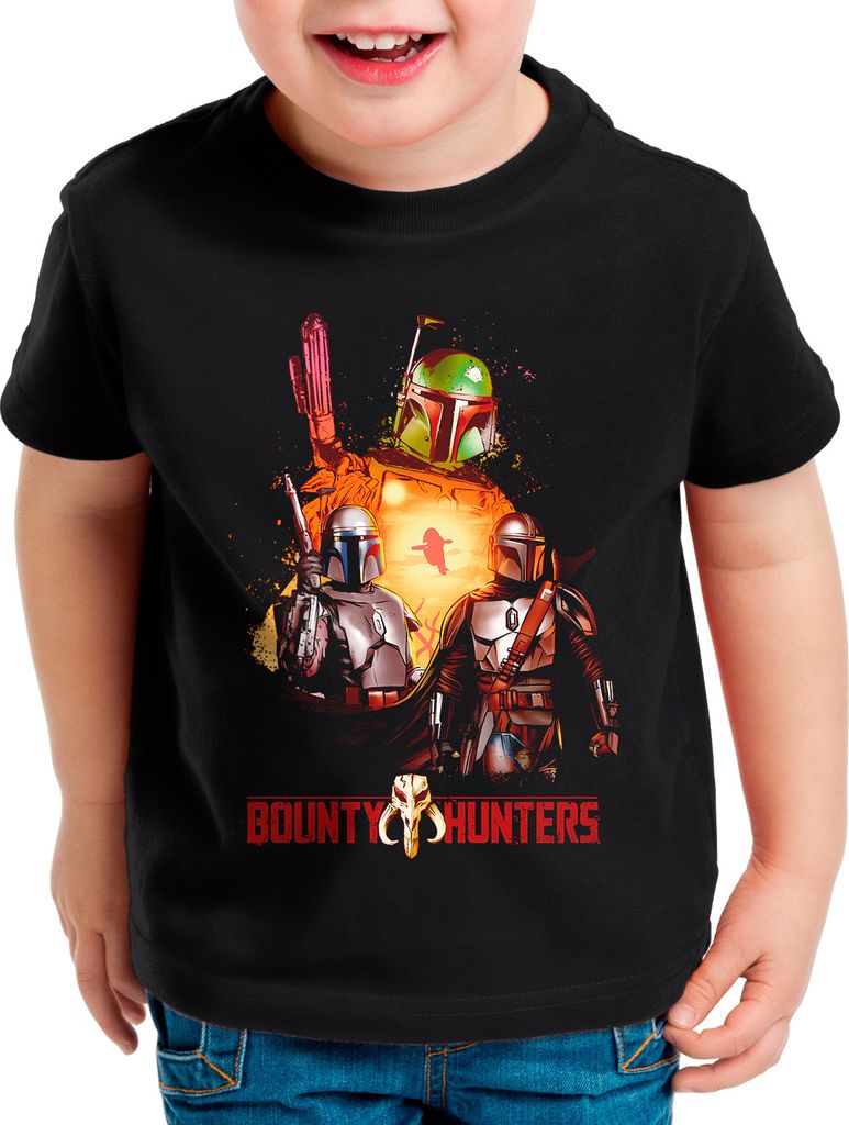 A.N.T. Bounty Hunters Kinder T-Shirt yoda mando kopfgeldjäger