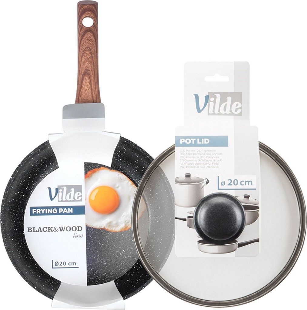 Vilde Poêle à frire en granit Poêle en granit BLACK&WOOD 20 Image du produit 