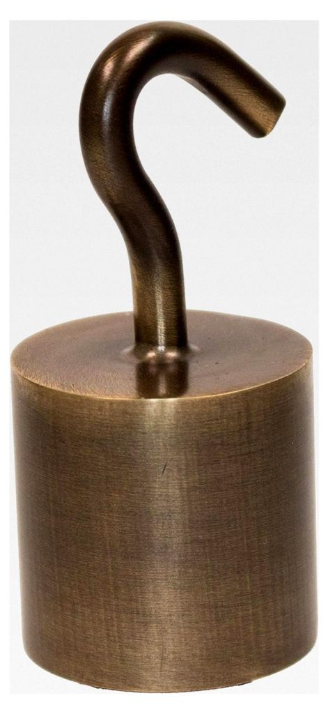 Endkappe mit Haken bronziert für 40mm Handlaufseil