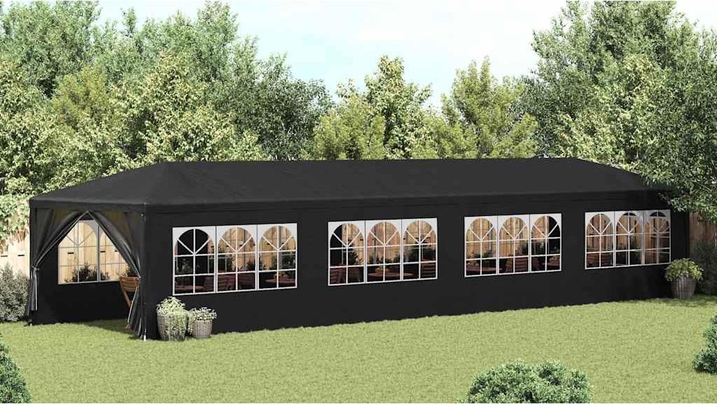vidaXL Partyzelt 3x12 m Anthrazit