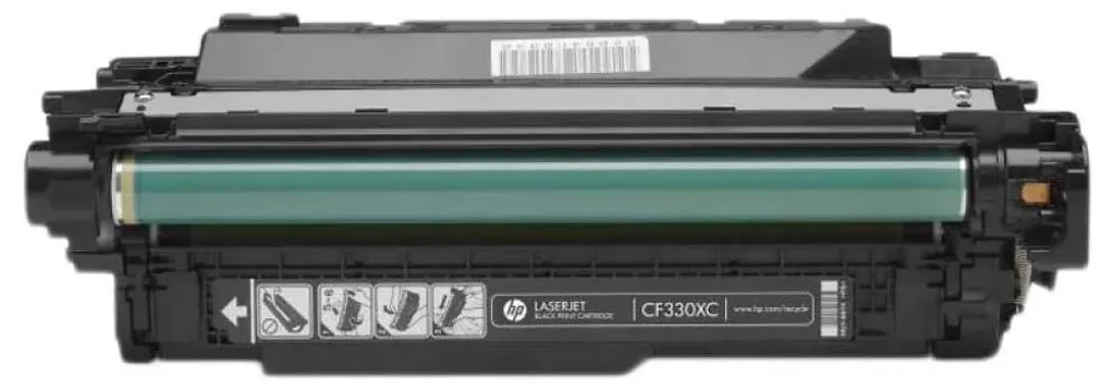 Cartouche d'encre HP 654X noire authentique à haut rendement LaserJet