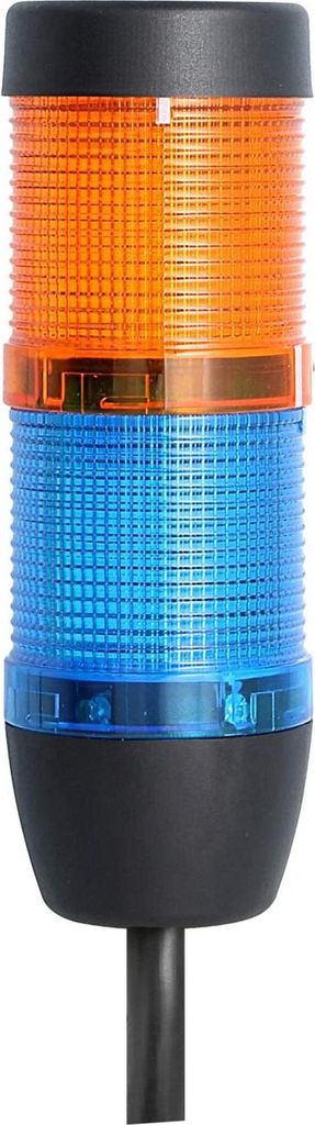 STEX24 Signalsäule blau-gelb, 50mm, 24V AC/DC, LED-Blinklicht Kabel 0,6 Meter, SS50-OB2/24 133 Anschlusstechnik: