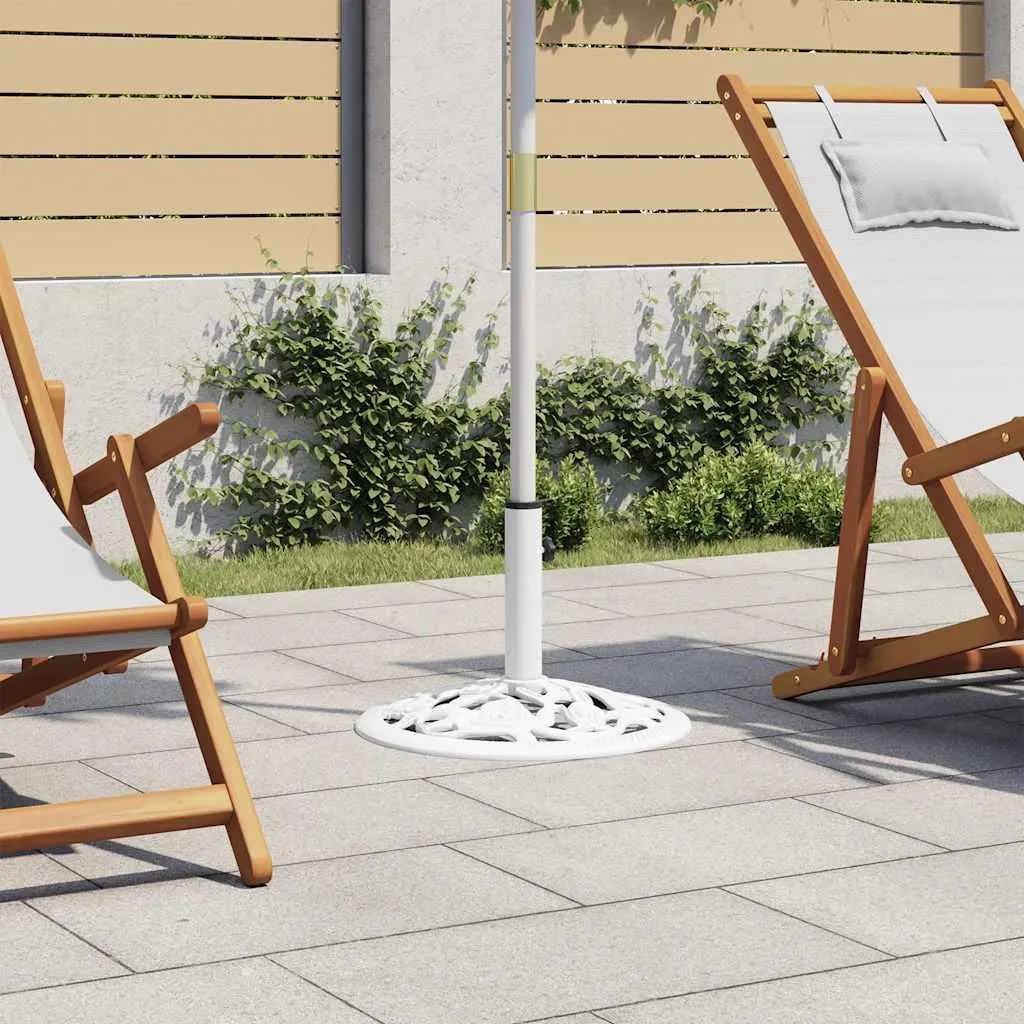 vidaXL Supporto Ombrellone Ghisa Bianca 12kg | Guida all'Acquisto