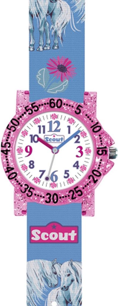 Scout Kinderuhr Polycarbonat 21,50cm hellblau 164000030