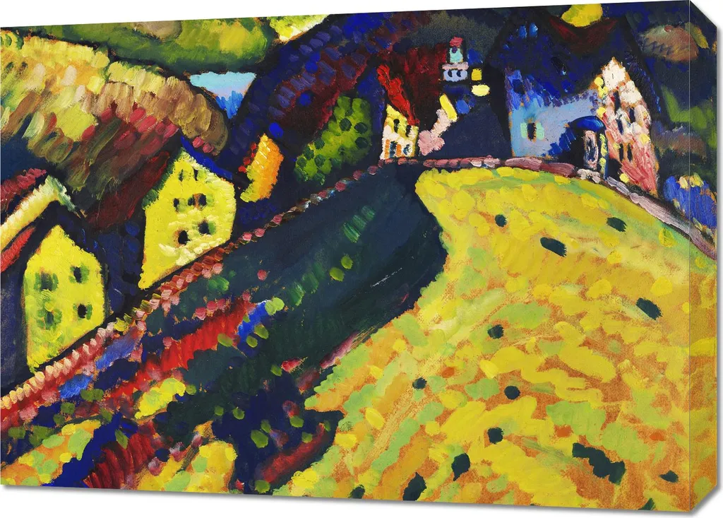 Décoration Murale Salon Kandinsky 70x50 cm Affiche Art Vintage Murnau