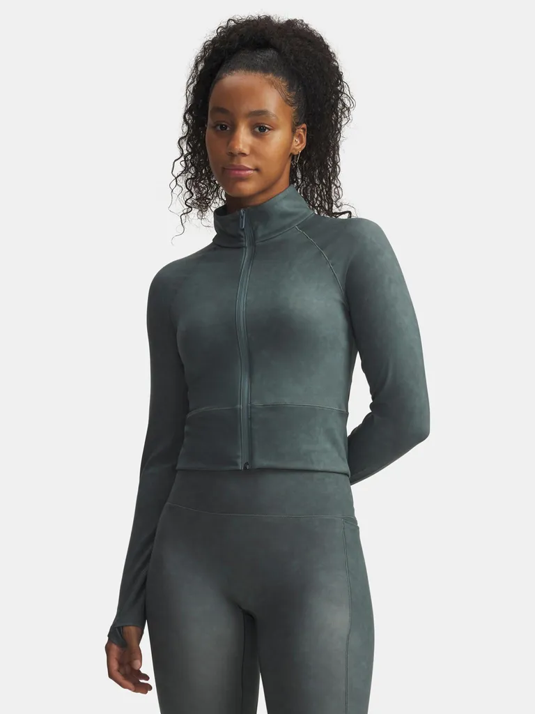 Veste de sport Under Armour Femme Meridian Bleu Effet Daim Taille MD