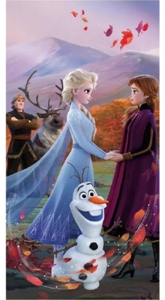 Jerry Fabrics Frozen 2 Wind Handtuch 70x140 cm Produktbild 