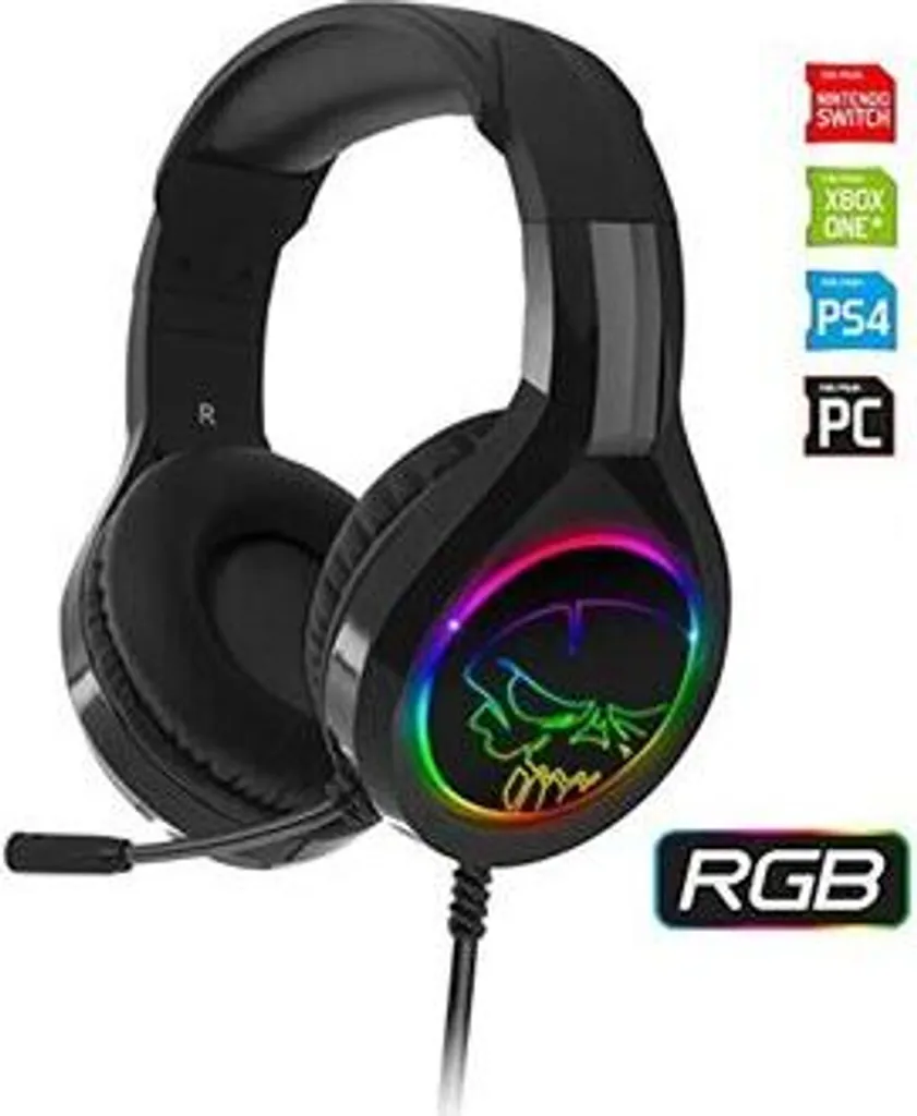 Casque Spirit of Gamer Pro H8 - Micro-casque Gaming Filaire Noir et Bleu