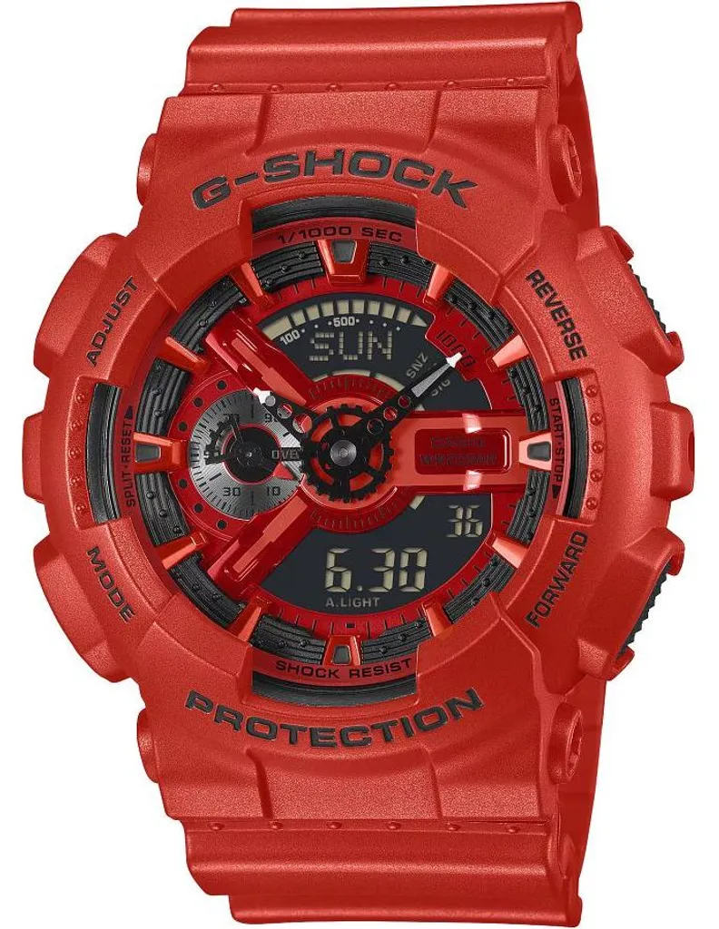 Montre CASIO G-SHOCK GA-110RRB-4AER pour Activités Outdoor Sport Rouge