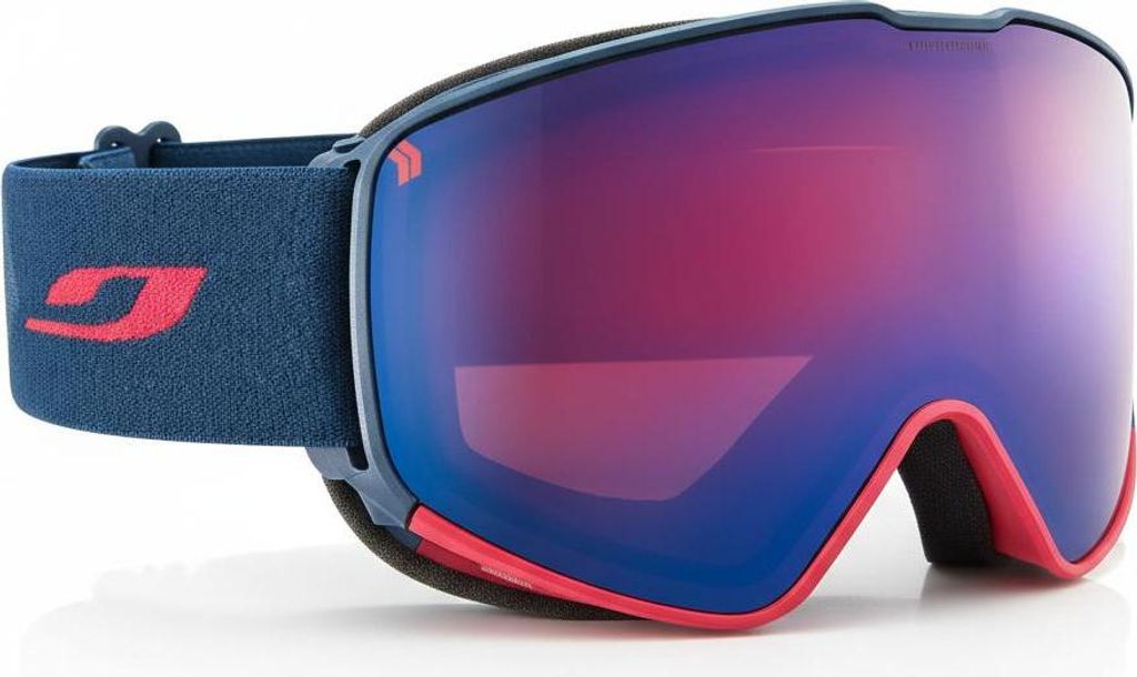 Julbo Alpha Skimaske, Erwachsene, Uni, Blau/Rot, Einheitsgröße