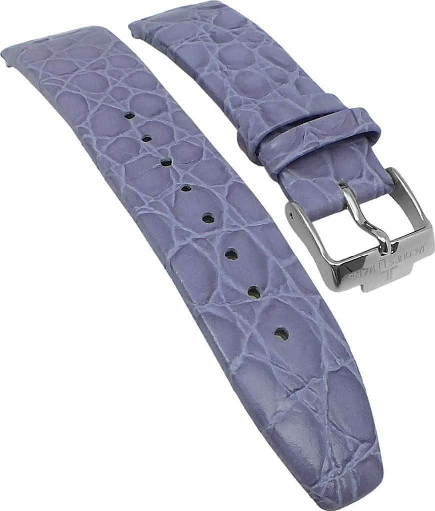 Jacques Lemans Damen > Uhrenarmband Krokooptik Leder Produktbild 