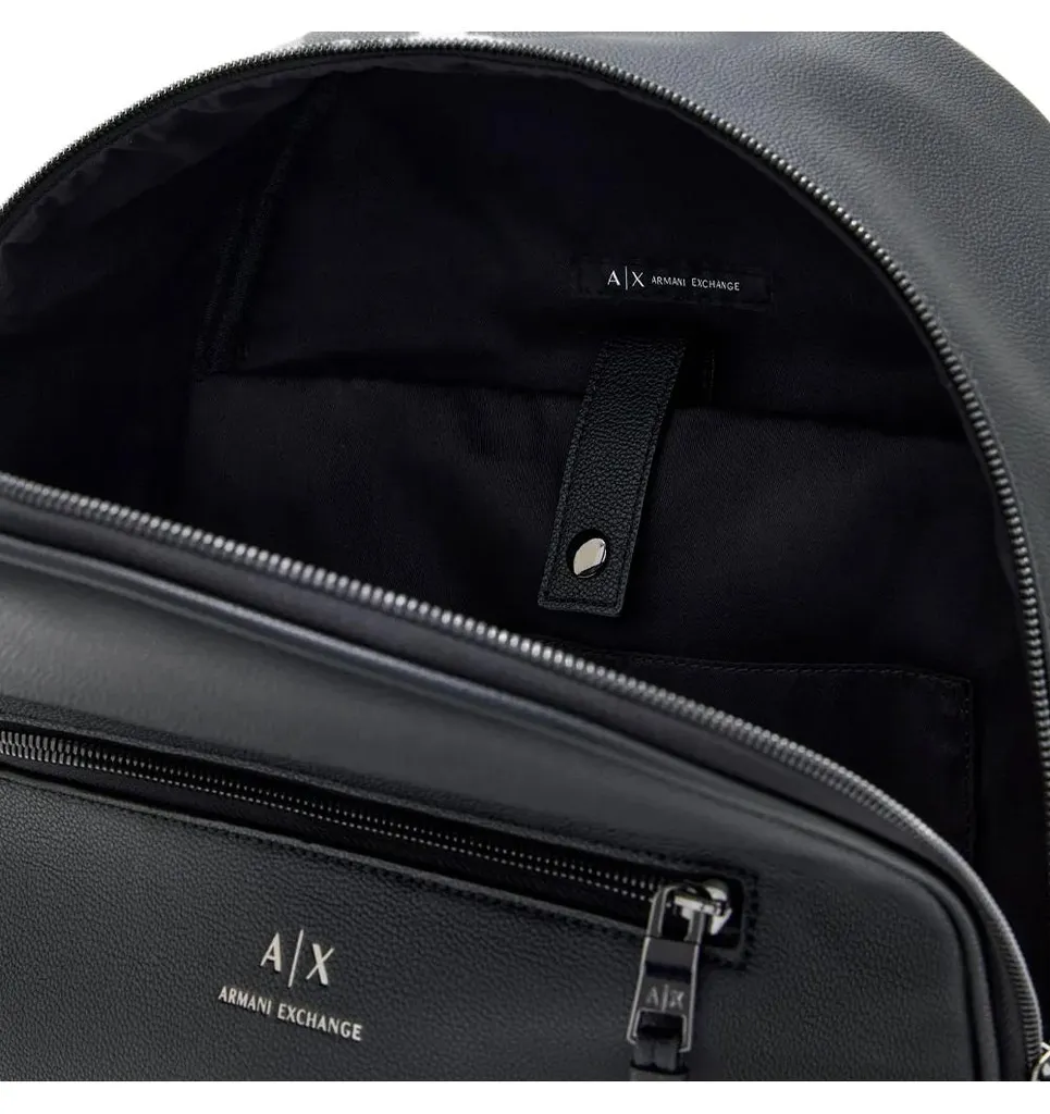 Sac à dos Armani Exchange Noir pour ordinateur et déplacements pro