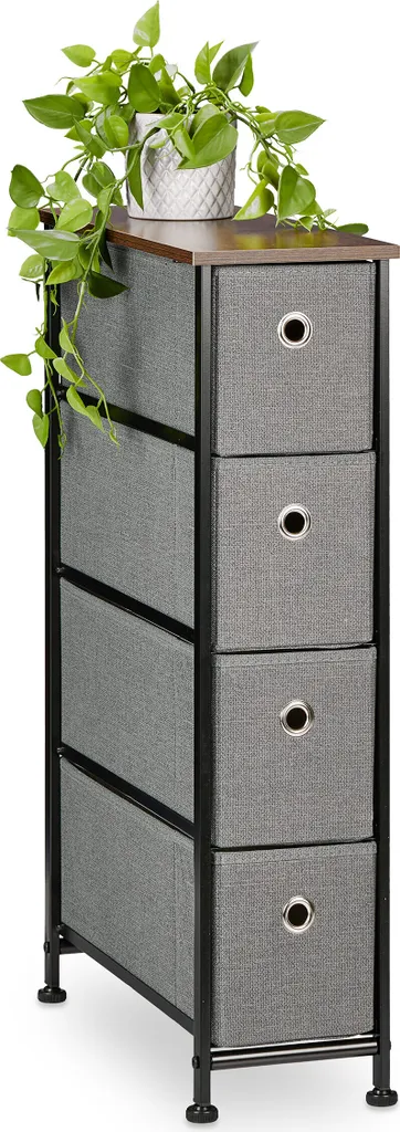 Étagère de Niche Étroite - 4 Tiroirs - Solution Gain de Place pour Fente
