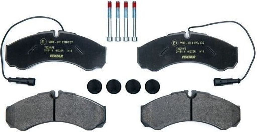 TEXTAR Bremsbeläge Satz Hinten für NISSAN Cabstar (F24M, F24W) 2912113