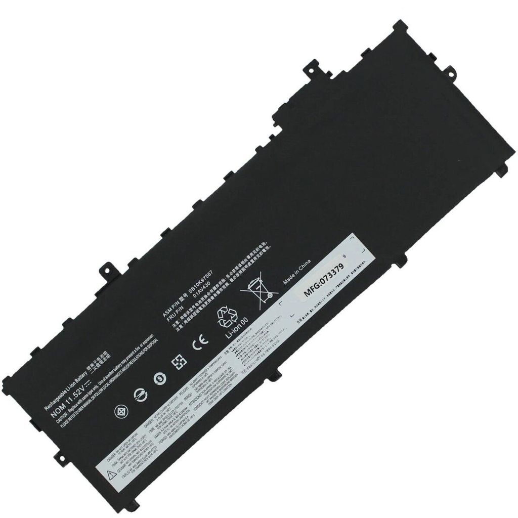 Akku für Lenovo ThinkPad X1-20KGA02QAU Li-Pol 11,58 Volt 4800 mAh schwarz