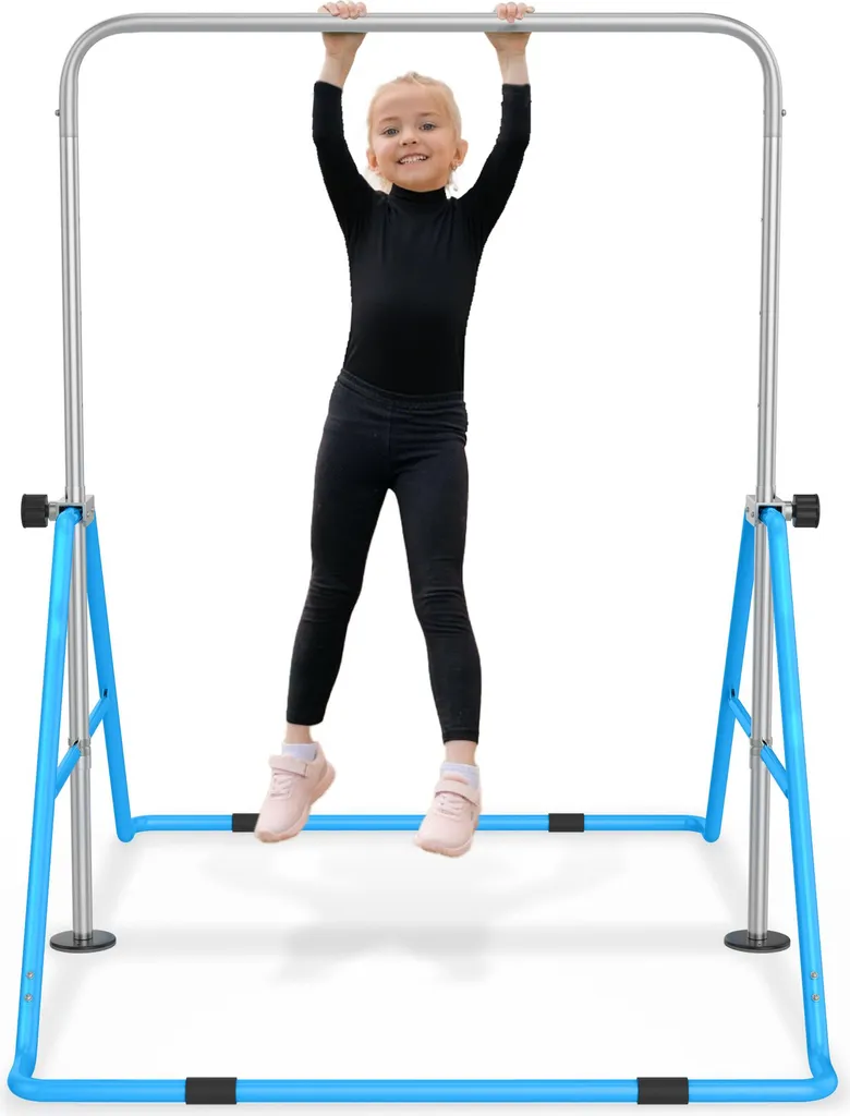 Barre de gym junior pour entraînement à domicile et exercices de force