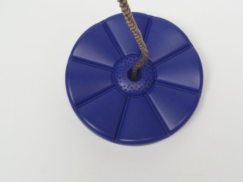 Schaukelsitz aus Kunststoff Ø 280x40 mm PP-Seil gelb - Hermic