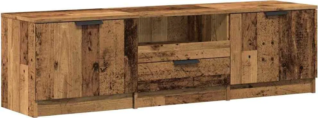 Mobile TV in legno di recupero 140x35x40 cm materiale a base di legno