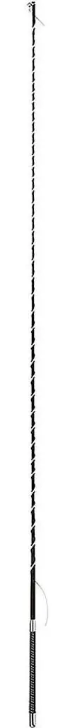 Cravache Équitation 180 cm Grise en Silicone pour Dressage et Main
