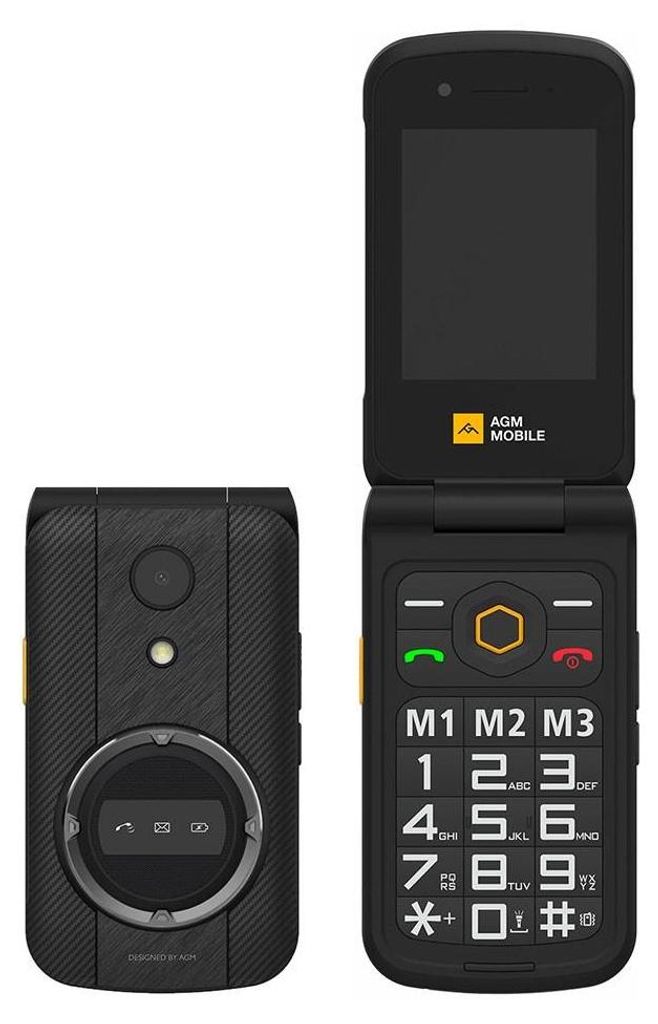 Téléphone portable AGM M8 Flip Dual SIM noir Image du produit 