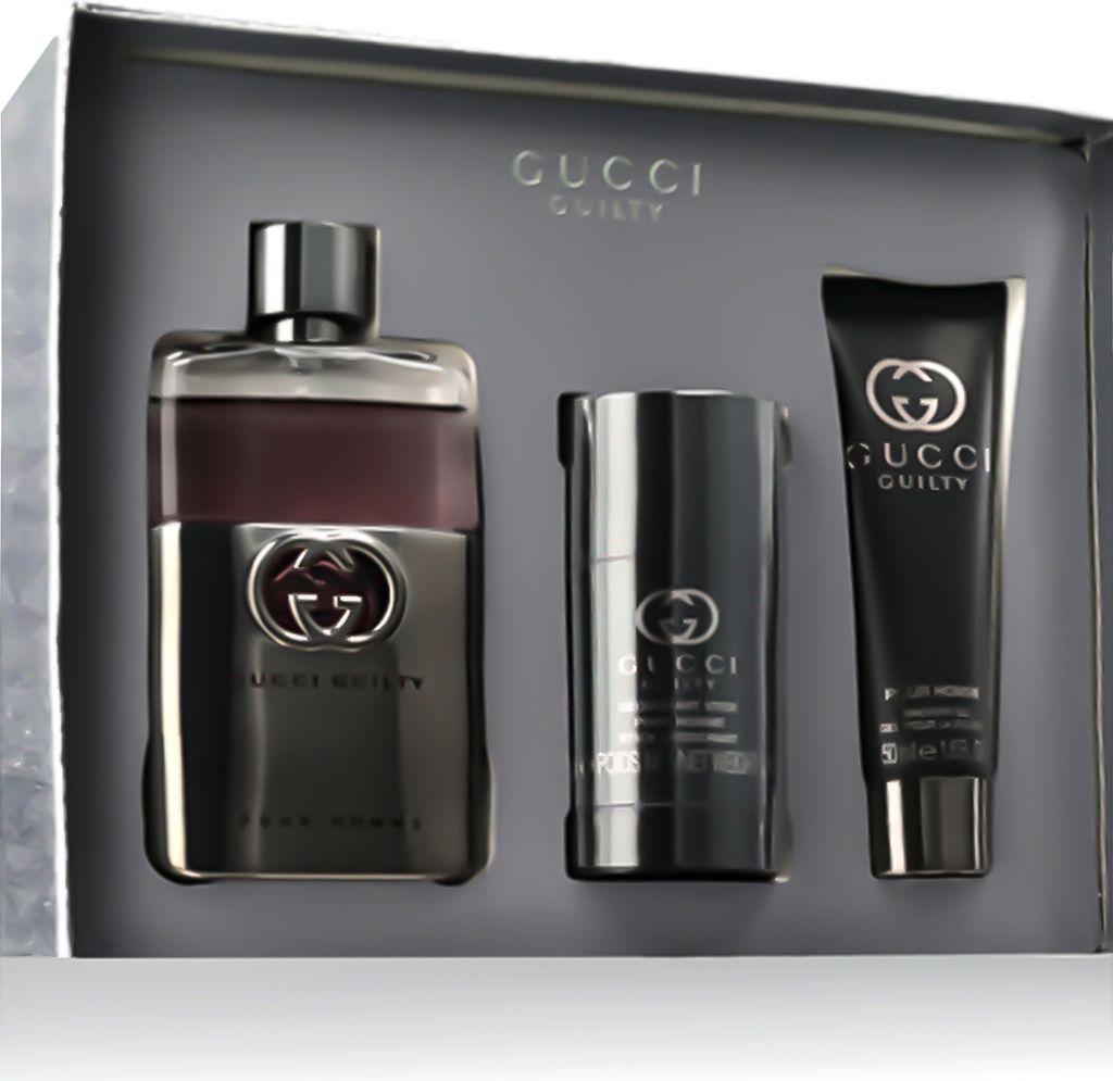 Gucci Guilty Pour Homme Edt_90ml +Deo Stick 75ml+Ż