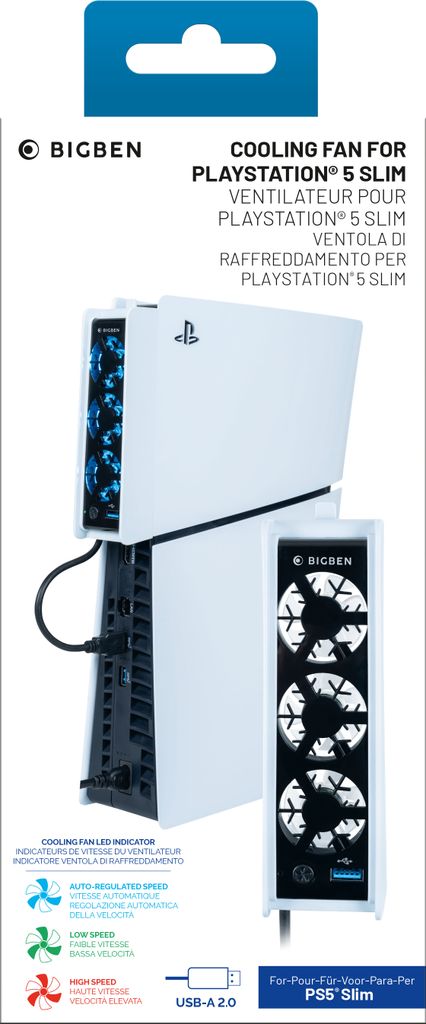 Lüfter [white/black] für PS5 Slim Produktbild 