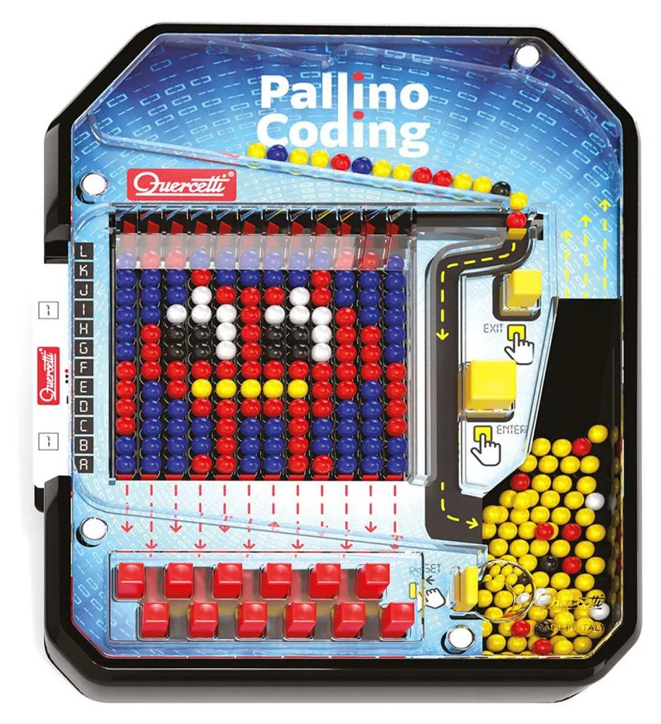 Quercetti Pallino Codage Jeu de Programmation et Mosaïque Éducatif