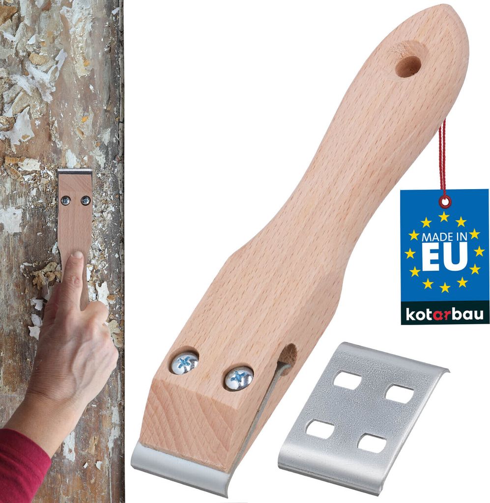 Raschietto KOTARBAU® 40 mm con manico in legno per lavori Immagine del prodotto 