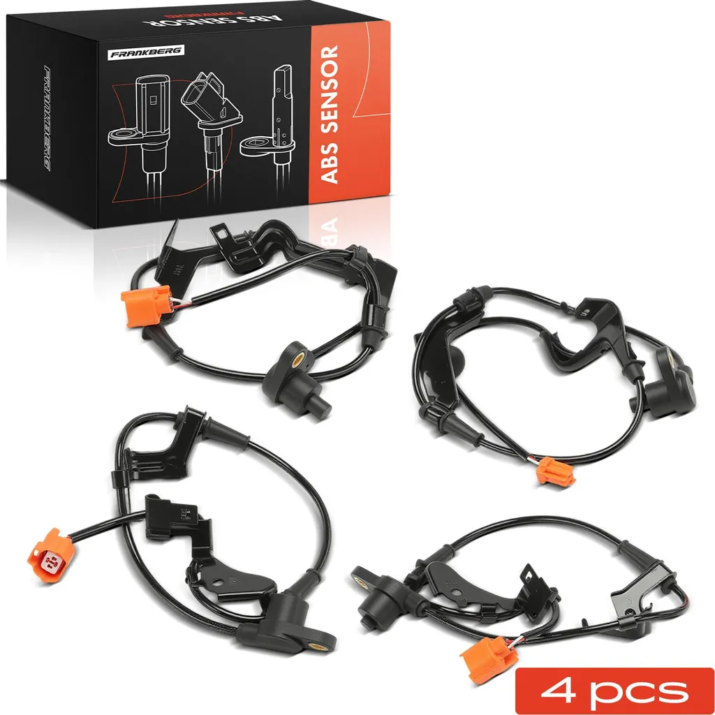 Lot de 4 Capteurs de Vitesse de Roue ABS pour Honda Civic VII 1.7L EM2
