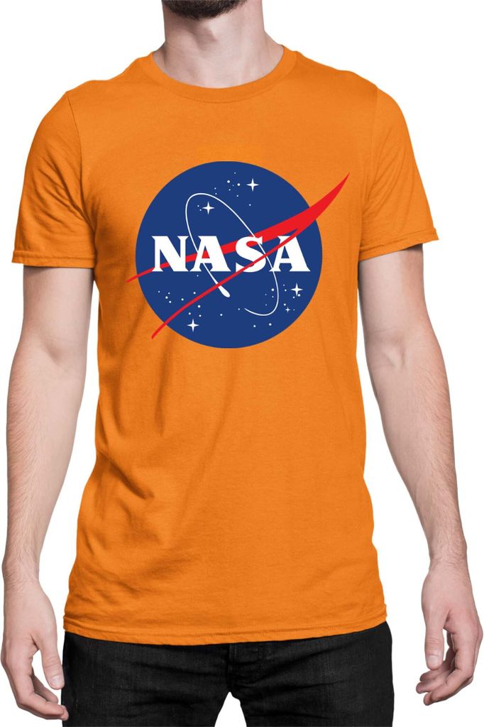 Herren T-Shirt Nasa Space Theme Nasa 011, Man 3XL / Orange