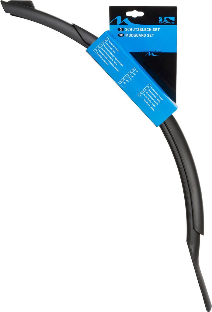 M-Wave Mud Max Universal Schutzblech-Set 26' - 29' Fahrrad Produktbild 3