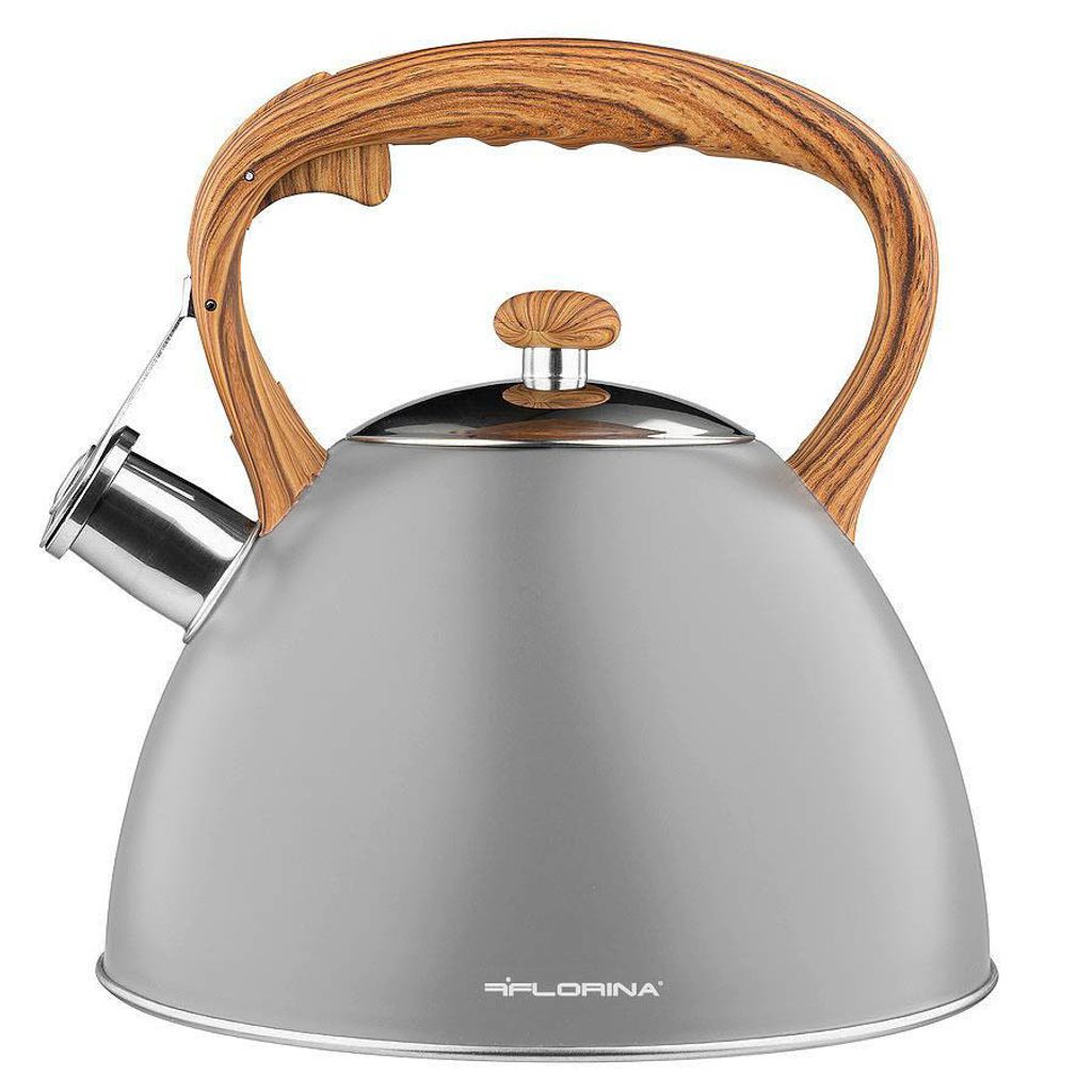 Wasserkessel Induktion 2,5 L Flötenkessel Edelstahl FLORINA Frank