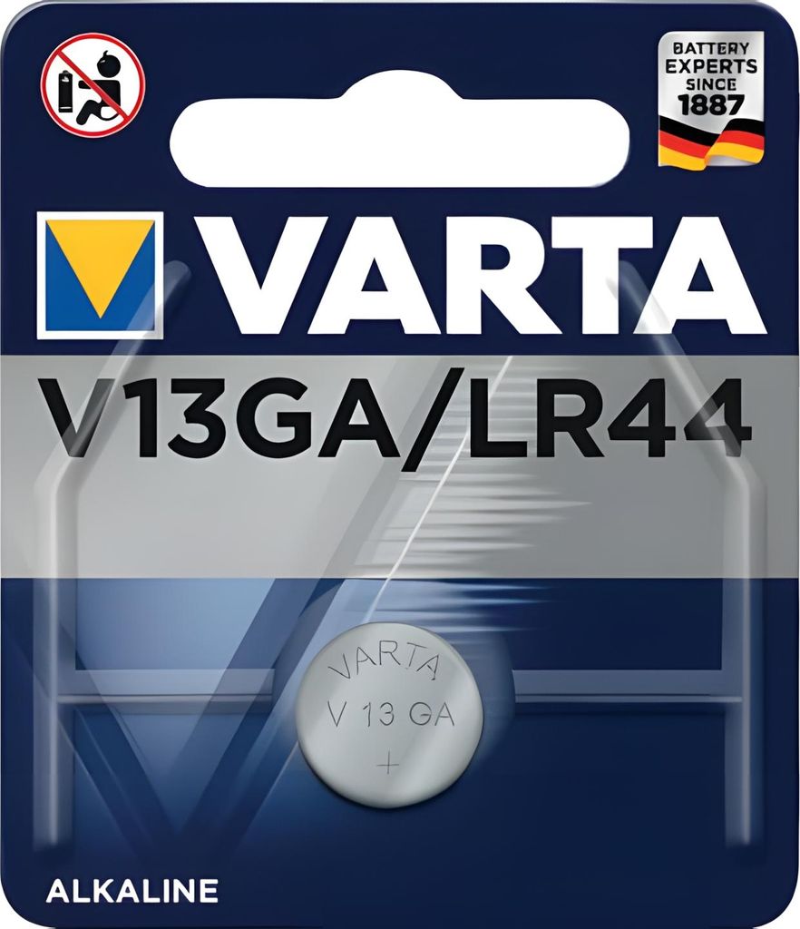 Ogniwo guzikowe VARTA, AG13, V13GA, 1,5 V, alkaliczne, Zdjęcie produktu 