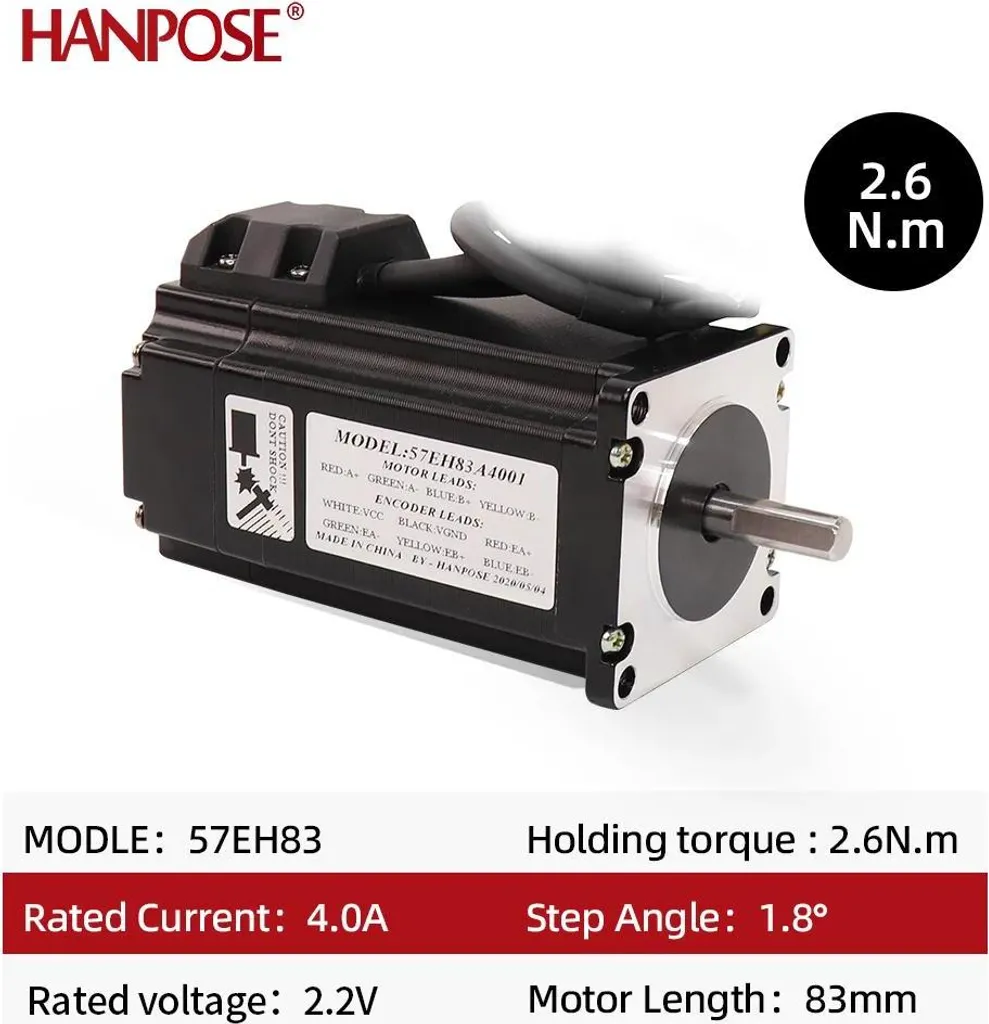 Kit Motorisation Couple Élevé 57EH83-CL57 avec Encodeur de Précision - 3