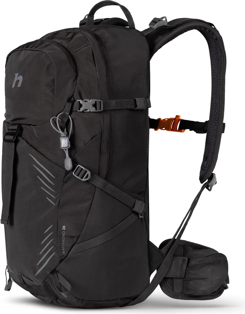Sac à dos de randonnée Hannah Wagabond 26 litres anthracite polyvalent