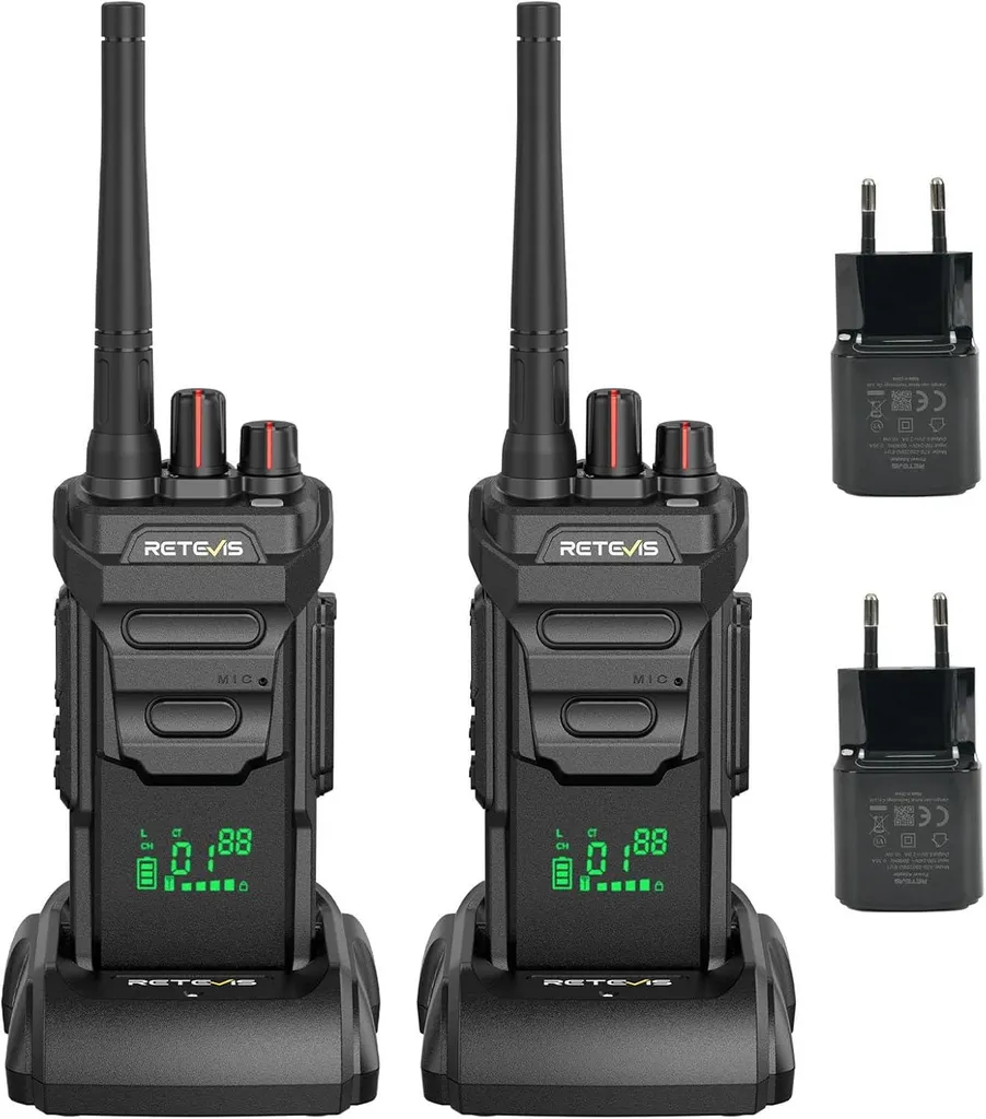 Talkie walkie de randonnée longue portée avec écran LCD Retevis