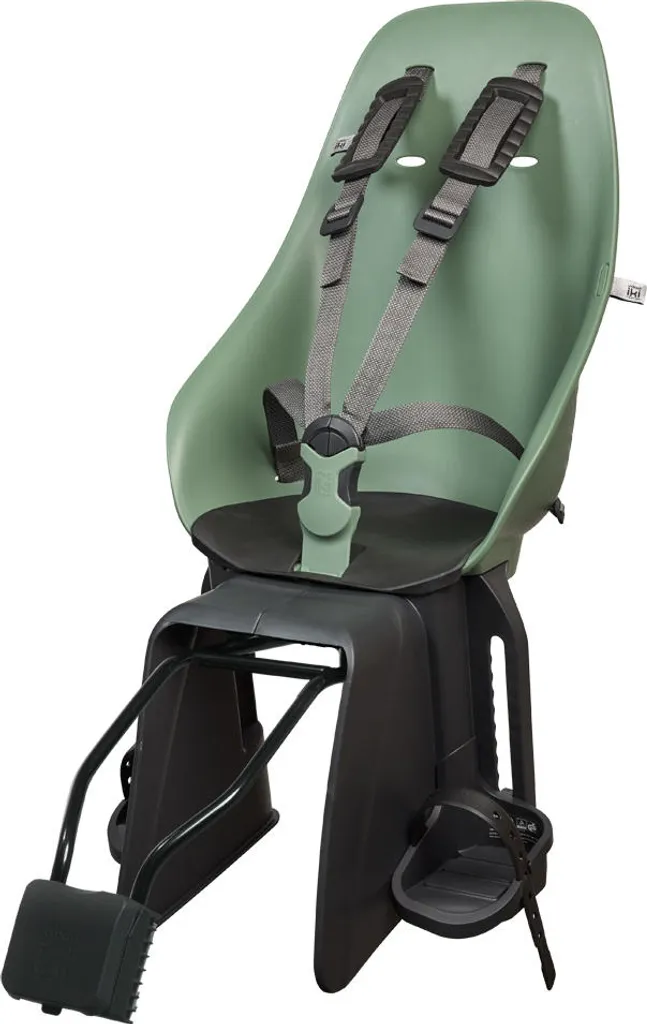 Siège enfant pour vélo arrière Urban Iki Green Black montage sur cadre