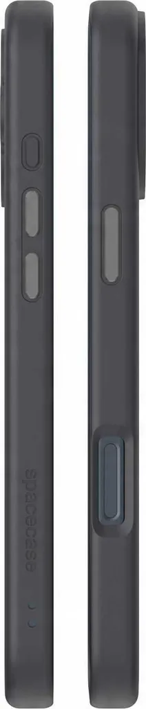 Coque iPhone 16 Plus noir Spacecase - Dos Anti-Rayures et Aimants Mag