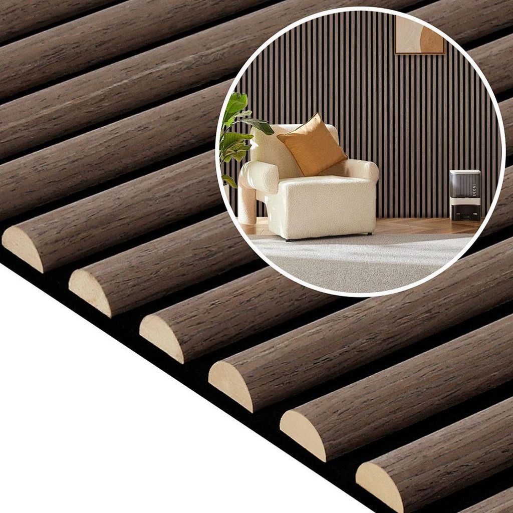 ISOISL Akustikpaneele Wandpaneele halbrund 120x60 cm Produktbild 