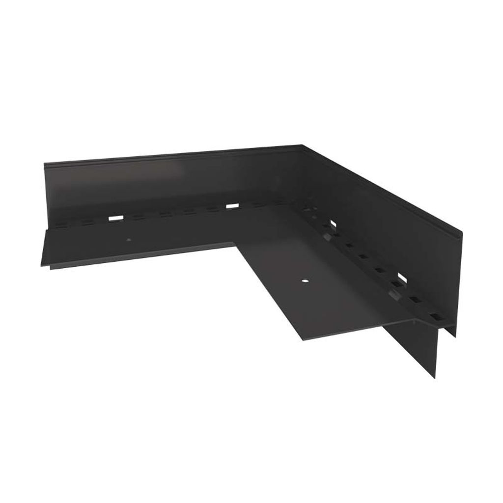 Renoplast® Aluminium Ecke 90° für Traufprofil W60 Graphit | Produktbild 