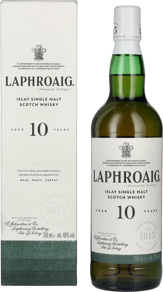 Laphroaig 10 Jahre Islay Single Malt Scotch Whisky in Produktbild 