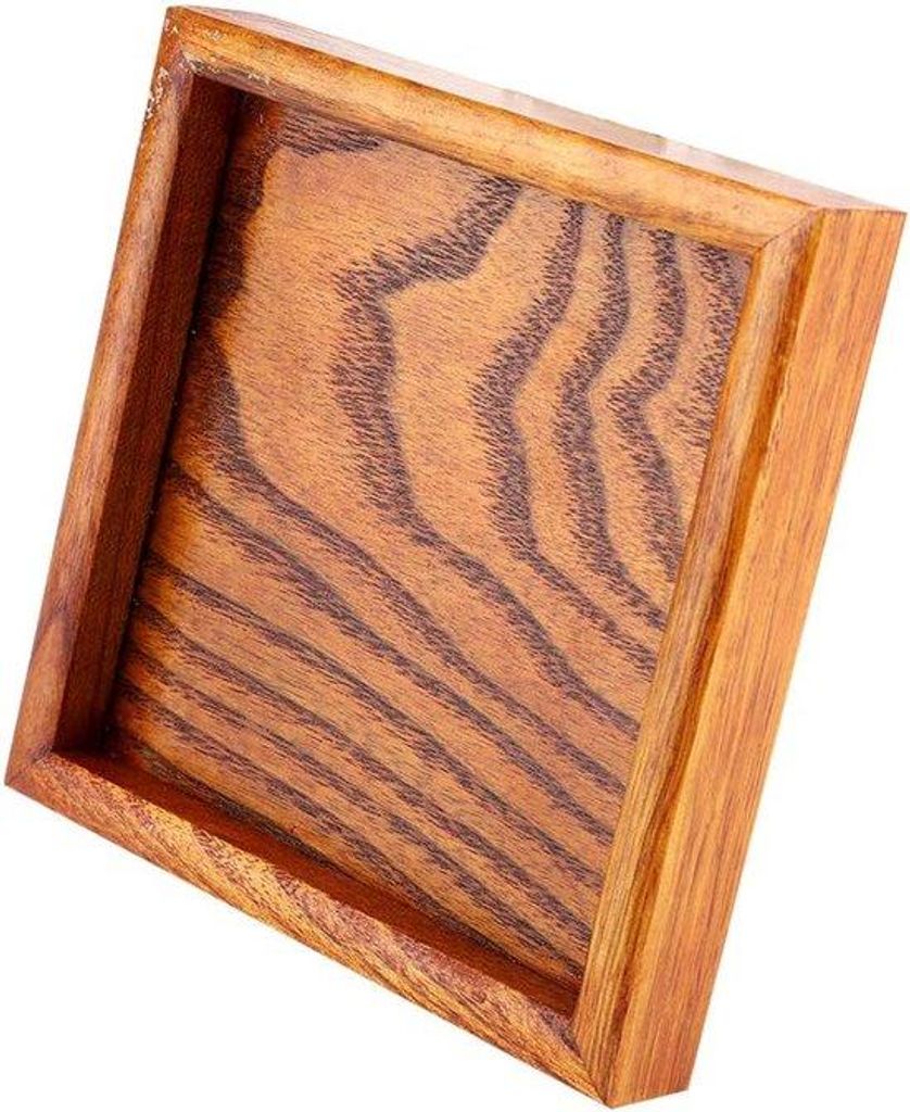 Holzdiplom für Wohnzimmer und Küche - Braun - 18 x 18cm