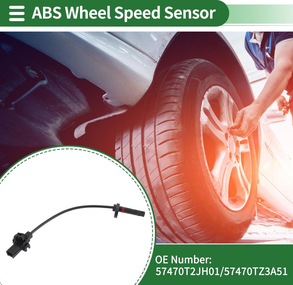 ABS Radgeschwindigkeitssensor ABS Sensor Antiblockiersystem Sensor Nr.57470T2JH01 für Honda Accord 2014-2018 Hinten Rechts