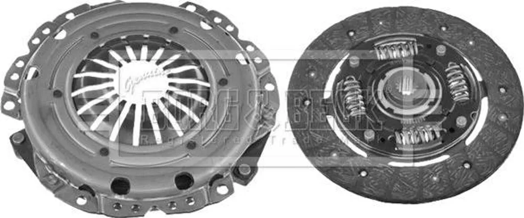 Kit d'embrayage complet compatible avec Astra G et Zafira Borg & Beck